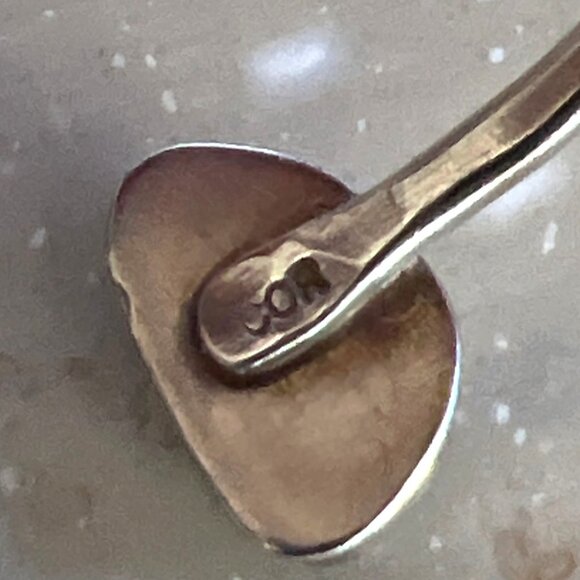 COR silver bangle bracelet red & green stone - Picture 3 of 4